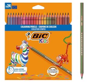 🌈 BIC Kids Evolution. 24 lápices de colores.