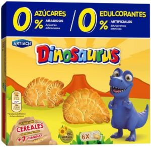 💫Artiach Dinosaurus 0% Galletas de Cereales, 185g 💫