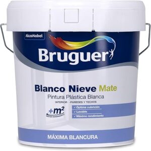 💫Bruguer Blanco Nieve Plástica Pintura para paredes 4L 💫