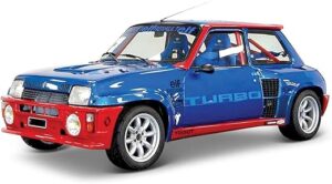 💫 Bburago- Coche Metal Renault 5 Turbo, Color rojo, Escala 1:24 (15621088BL) , color/modelo surtido💫