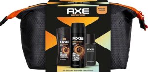 💫 Axe Neceser Trío Dark Temptation higiene y cuidado personal para hombre 3 productos💫