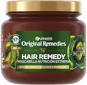 💫Garnier Original Remedies Oliva Mítica mascarilla capilar pelo seco 