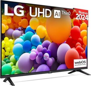 💫LG 43UT73006LA 43 «,UHD 4K, Serie UT73, Smart TV, WebOS24, Procesador a5, HDR10, Dolby Digital Plus, SmartTV, 3840