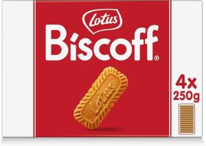 💫Biscoff Lotus Biscoff | Galletas Caramelizadas Originales | Veganas | Sin Sabores ni Colorantes Artificiales | 4 x 250g | 1kg 💫