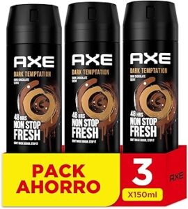 💫Axe Desodorante Bodyspray Dark Temptation 150ml, 3 Unidades 💫