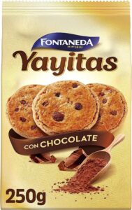 💫Fontaneda Yayitas Galletas con Pepitas de Chocolate y Cacao 250g 💫