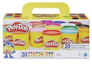 🌈 Play-Doh. Pack de 20 botes de plastilina en colores surtidos.