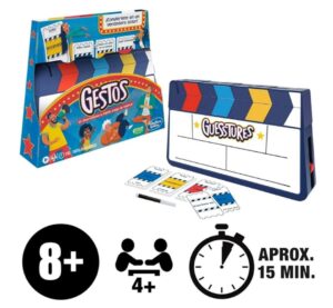 🤩 Hasbro Gaming Gestos. Juego familiar para 4 jugadores o más.