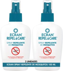 🐟 2 spray repelente de mosquitos Ecran Repel 