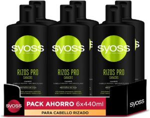 🐟 6 botes de champú Syoss Rizos Pro