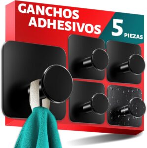 🐟 5 colgadores adhesivos