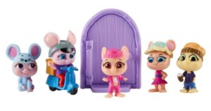 🤩 Bandai. Millie y sus amigos. 5 figuras con puertecita.