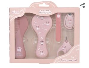 👶🏻 Beter. Set de cuidado de bebé. Con cortaúñas, lima, tijeras, cepillo y peine.