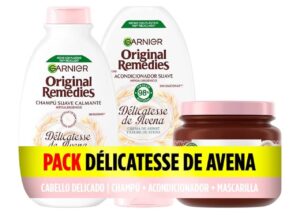 Pack champú, acondicionador y mascarilla