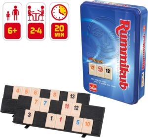 🐟 Juego de mesa Rummikub Original en caja metálica