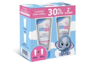 😀 Baby Sebamed Pack Duplo Crema Balsámica para el Cuidado Diario de la Zona del Pañal del Bebé.