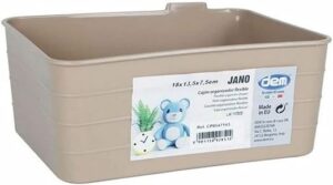 💫Dem S2207331 Organizador Jano, Plástico, Flexible, 18 X 13.5 X 7.5 Cm, Materiales Varios, Multicolor 💫