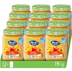 Hero Baby ⭐️ Pack de 12 tarritos de frutas