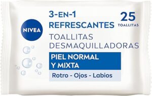 💫NIVEA Toallitas Desmaquilladoras Refrescantes (1 x 25 ud) 💫