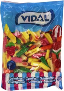 💫 Vidal Dedos Surtidos Brillo Golosina, paquete de 1000 gr💫