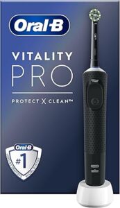 💫Oral-B Vitality Pro Cepillo de Dientes Eléctrico con Mango Recargable y 1 Cabezal, Diseñado Por Braun, Regalos Originales 