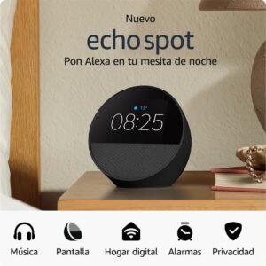 🐟 Nuevo Amazon Echo Spot 2024 con sonido de calidad y Alexa