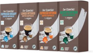 🐟 80 cápsulas de café variado by Amazon compatibles con Nespresso