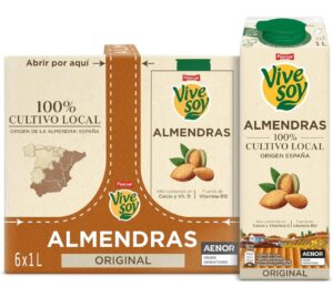 ✅ Pack de 6 de 1L de Bebida vegetale de almendras