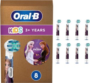 🐟 Pack de 8 cabezales de recambio para cepillos de dientes eléctricos Oral-B Kids