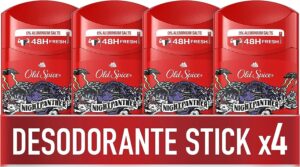 🐟 Pack de 4 desodorantes en barra Old Spice Night Panther