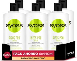 🐟 Pack de 6 botes de acondicionador para el cabello Syoss Rizos Pro