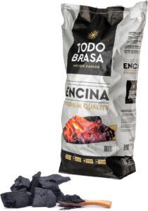 🐟 Saco de 4kg de carbón vegetal de encina TodoBrasa® CE4