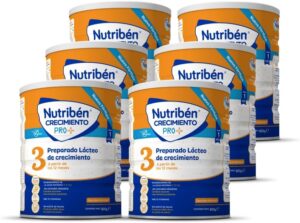 🐟 Pack de 6 botes de leche en polvo Nutribén Crecimiento Pro  3