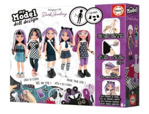 🤩 Educa. My Modelo Doll Desing Dark Academy. Kit para convertirte en diseñador y estilista.