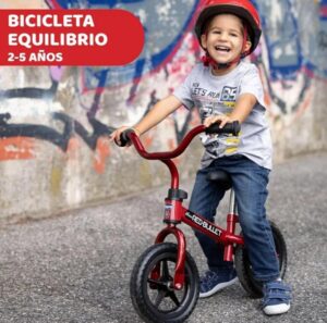 Chicco. Bicicleta de equilibrio sin pedales, con manillar y sillín ajustables. Para peques de 2 a 5 años.