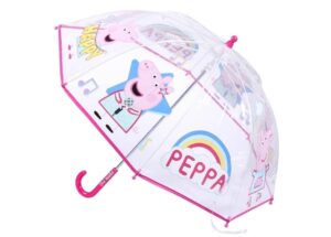 Paraguas transparente Peppa Pig