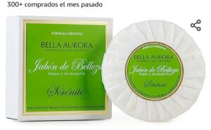 ✨ Bella Aurora. Jabón antimanchas en pastilla. Limpia la cara con suavidad, sedosa y sin tiranteces.