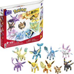 🐟 Pack de evoluciones Pokémon Eevee de Mega Construx