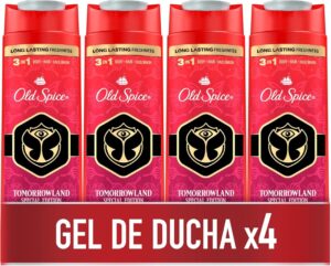 🐟 Gel de ducha y champú Old Spice Tomorrowland Special Edition 4x400ml