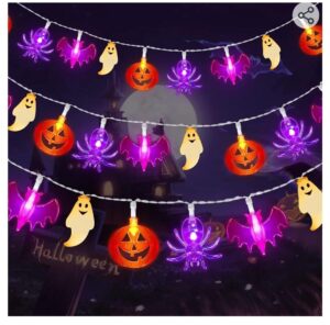 Que chulaaas!! 🎃 Cadena de luces de 3 metros con 30 leds.