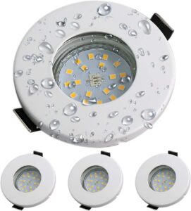 🐟 4 focos empotrables GU10 LED Kambo 6W