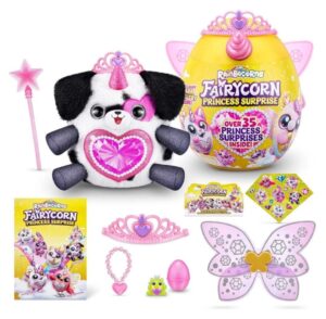 🩷 Rainbocorns Fairycorn Princess. Huevo con peluche dálmata y muchas sorpresitas para abrir.