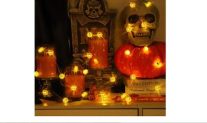 😀 Artrastar Cadena de Luces Halloween a Pilas 40 LED 4,2 m.