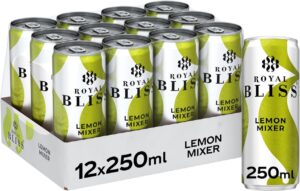 🐟 Pack de 12 latas de tónica con limón Royal Bliss Lemon Mixer