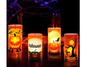 😀 8 Portavelas Decorativas para Mesa de Halloween.