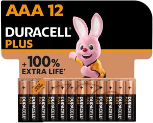 🐟 12 pilas Duracell Plus AAA