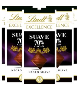 Pack de 5 tabletas Lindt 70 % Suave