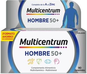 🐟 Complemento alimenticio multivitaminas Multicentrum Hombre 50 