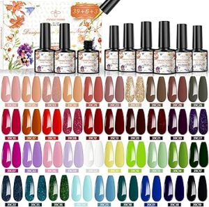 🐟 Pack de 48 esmaltes de uñas semipermanentes Fingeroom