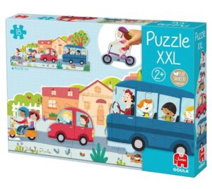 🧩 Goula. Puzzle XXL de vehículo. Con piezas grandes encajables